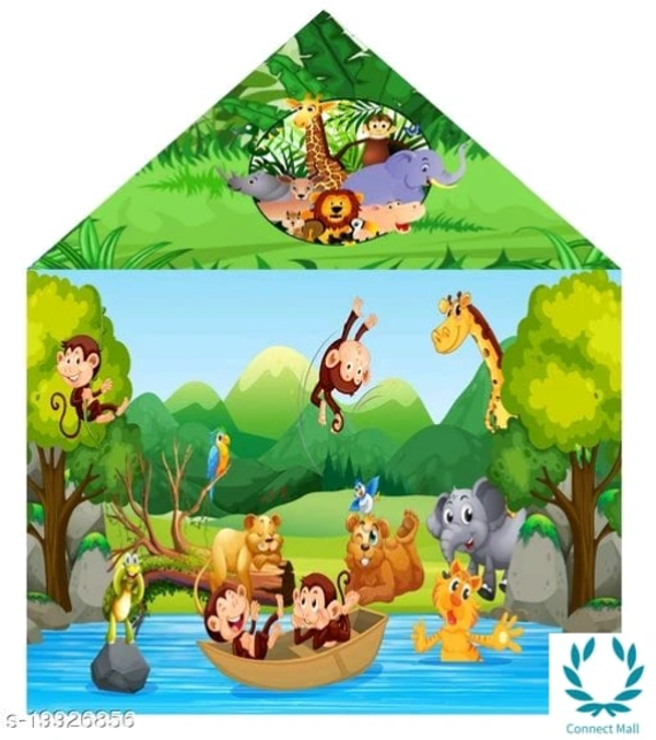  Studio Circus House Kids Tent - Free Size, Green, Poly Cotton, Tent, MultiPack :1